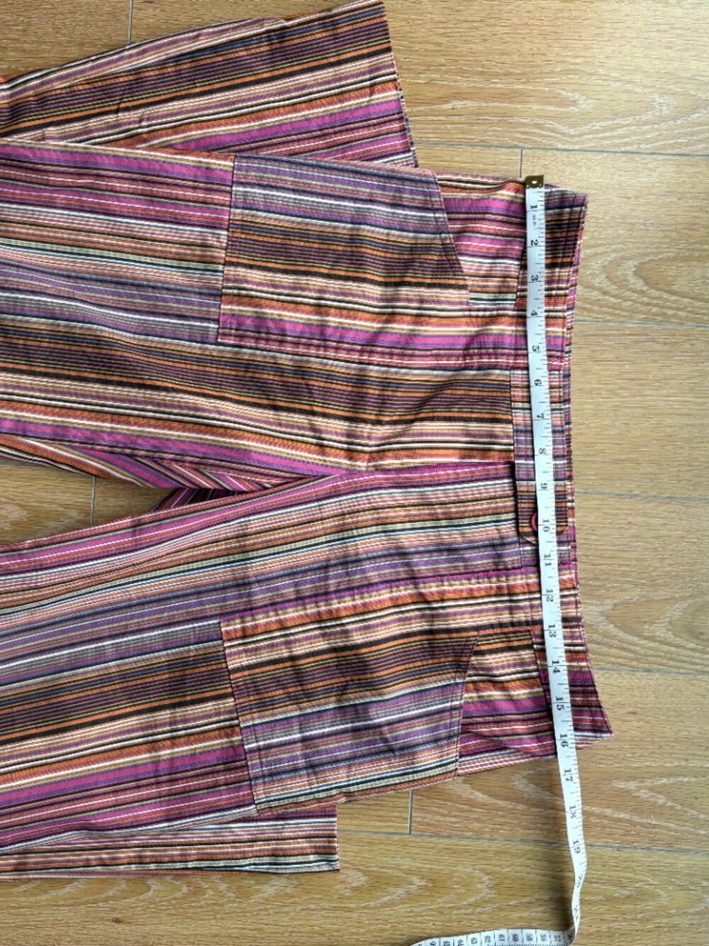 Vintage Y2K low rise Trina Turk striped pants - Picture 6 of 7